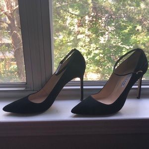 Manolo Blahnik Black Suede BB Pumps 105 mm Size 40